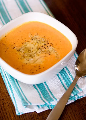 ginger carrot soup with caramelized onions… | Armelle Blog