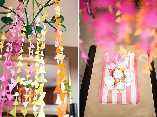 Party // neon baby shower | Armelle Blog