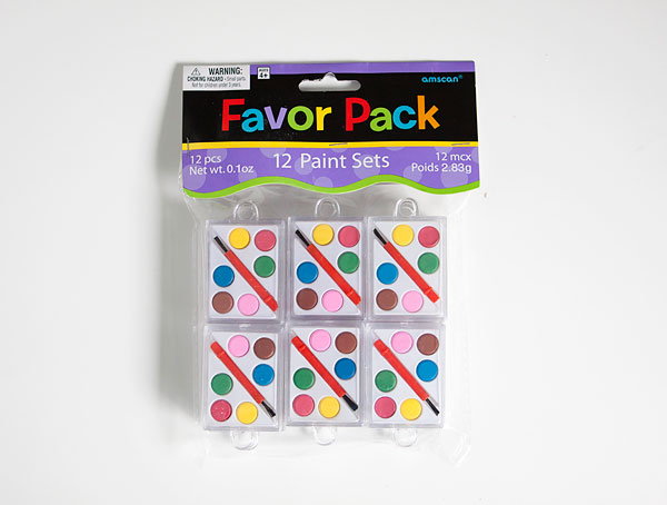 Amscan amscan Watercolor Paint Sets , Party Favor , Pack of 12
