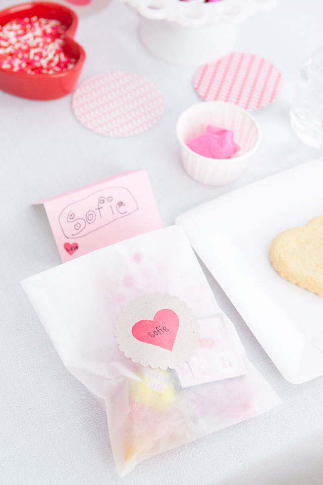 Valentine's Day Heart Sugar Cookie Decorating Party for little Girls via Armelle Blog