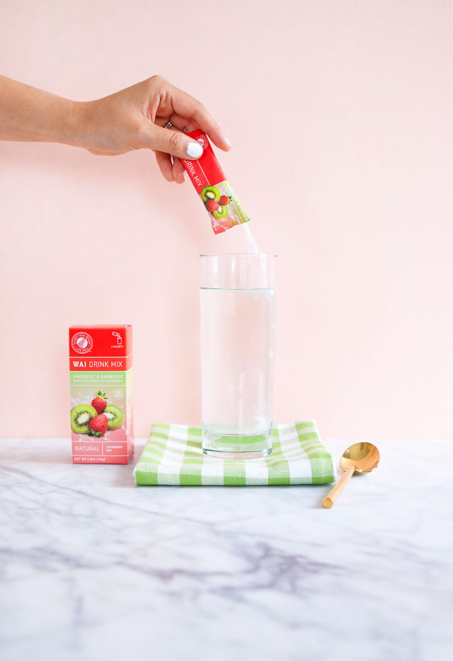 Strawberry Kiwi Probiotic Fiber Healthy Drink Mix