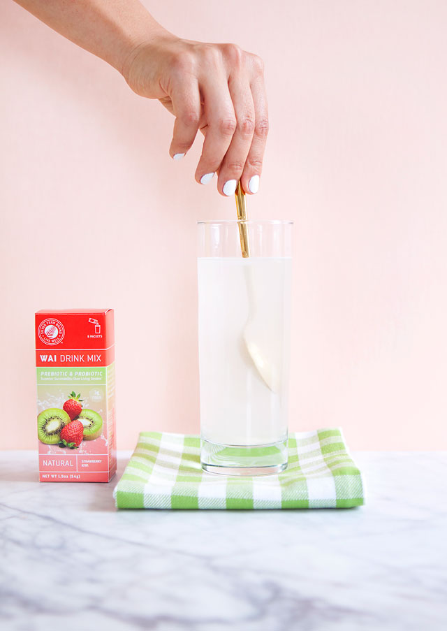 Strawberry Kiwi Probiotic Fiber Healthy Drink Mix 