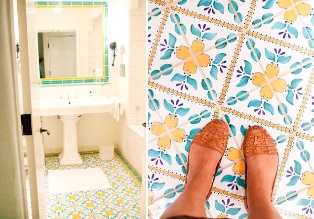 Four Season Resort Santa Barbara The Biltmore Bathroom Tiles