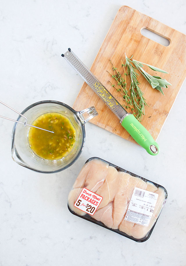 Simple and Easy Lemon Herb Chicken Marinade with Harmons Grocery Meat