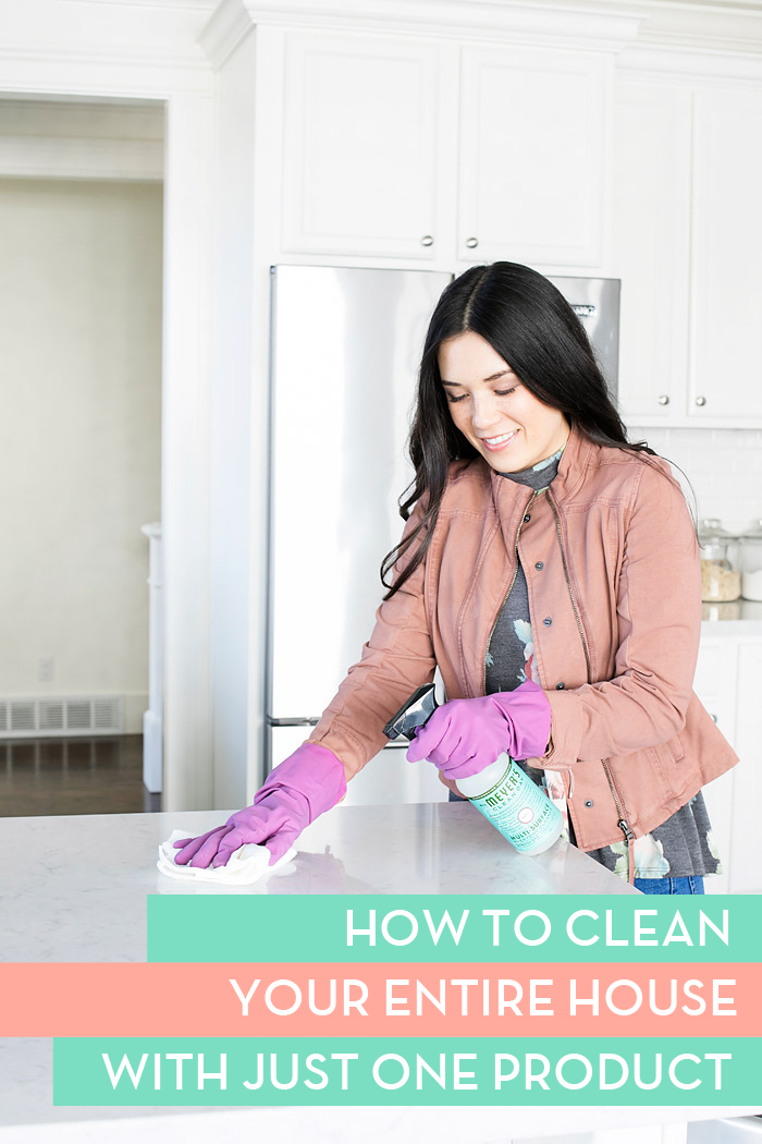 How to Clean Your House with Just one Product