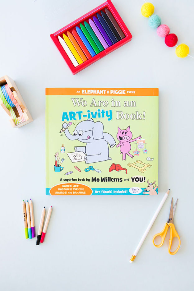 Mo Willems 'We are in an Art-ivity Book!' An interactive Art activity book for creative kids