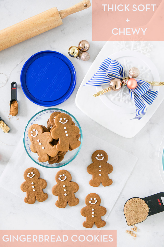 Soft and Chewy Gingerbread Cookie Recipe